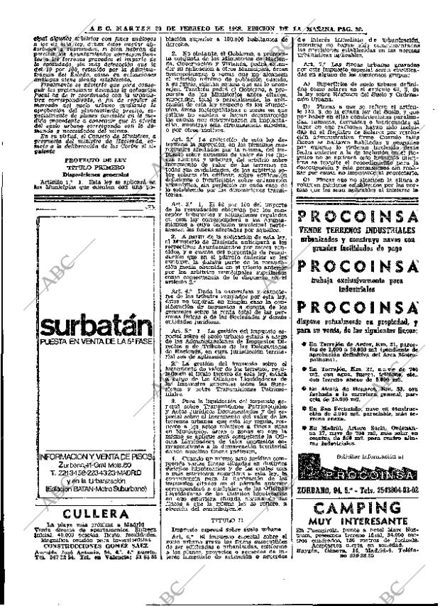 ABC MADRID 20-02-1968 página 26