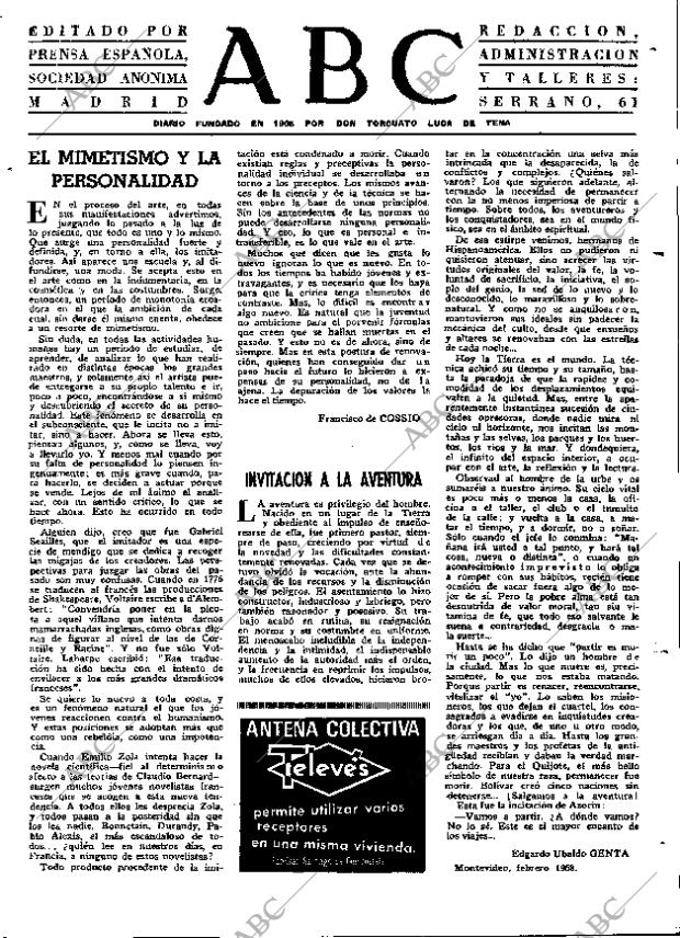 ABC MADRID 20-02-1968 página 3