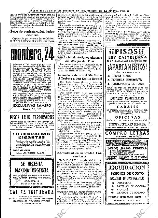 ABC MADRID 20-02-1968 página 58