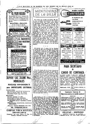 ABC MADRID 20-02-1968 página 60