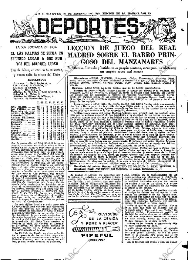 ABC MADRID 20-02-1968 página 69