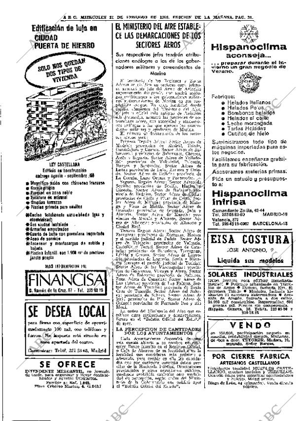 ABC MADRID 21-02-1968 página 30