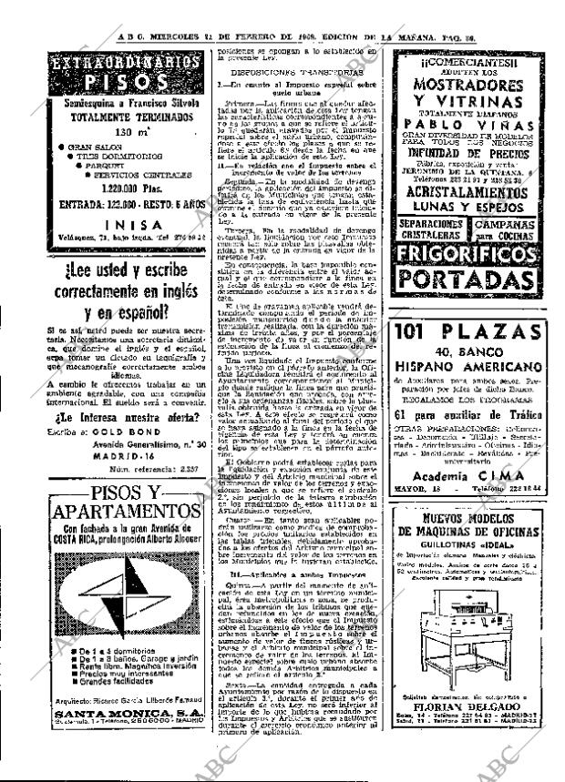 ABC MADRID 21-02-1968 página 36