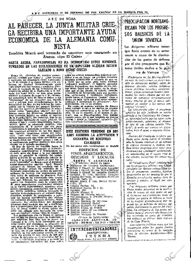 ABC MADRID 21-02-1968 página 39