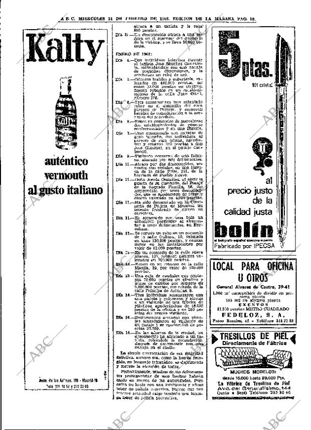 ABC MADRID 21-02-1968 página 50