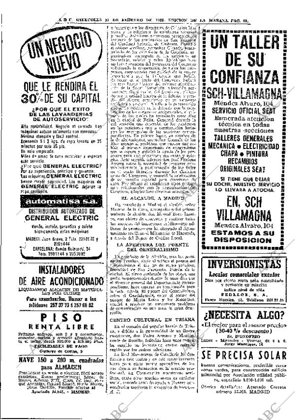 ABC MADRID 21-02-1968 página 62