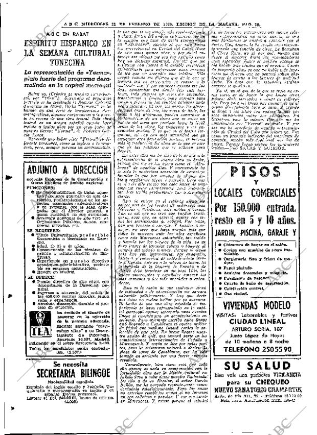 ABC MADRID 21-02-1968 página 70