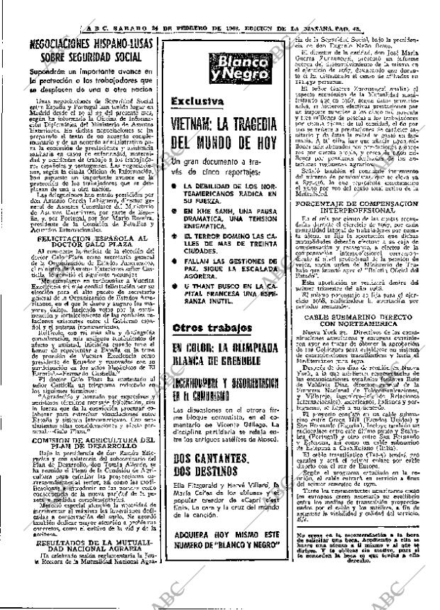 ABC MADRID 24-02-1968 página 42