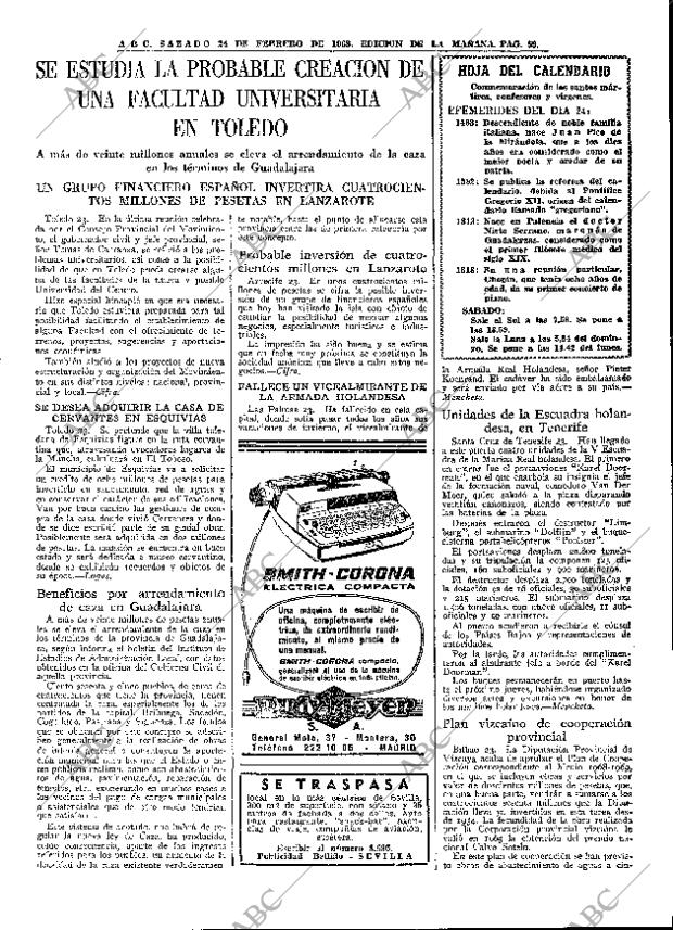 ABC MADRID 24-02-1968 página 59