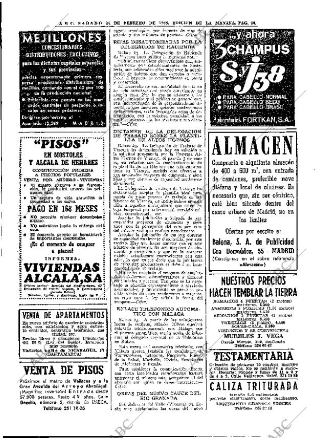 ABC MADRID 24-02-1968 página 60