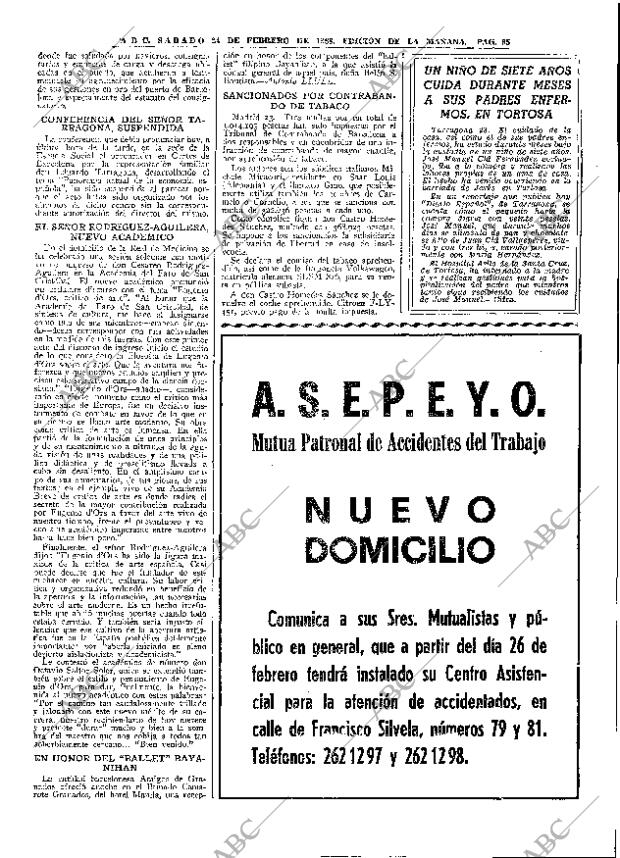 ABC MADRID 24-02-1968 página 65