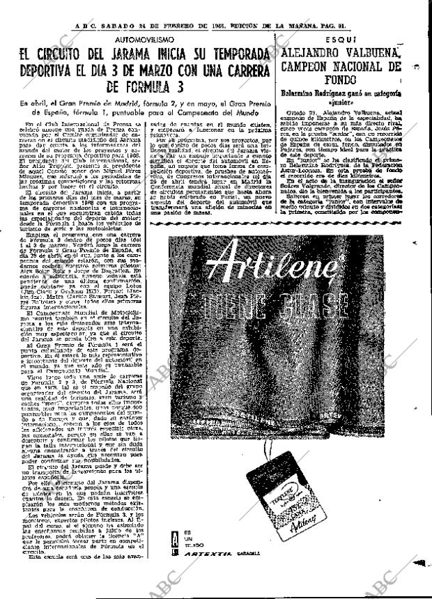 ABC MADRID 24-02-1968 página 91