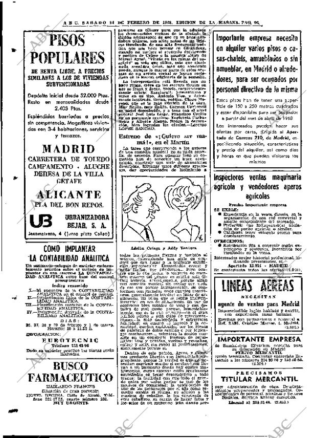 ABC MADRID 24-02-1968 página 96