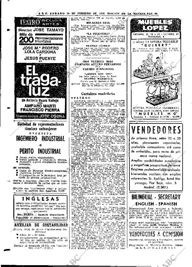 ABC MADRID 24-02-1968 página 98
