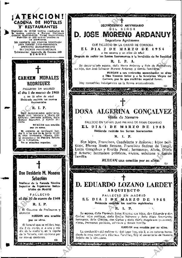 ABC MADRID 02-03-1968 página 108