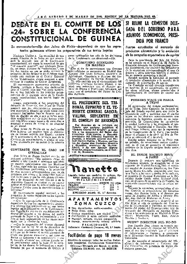 ABC MADRID 02-03-1968 página 45