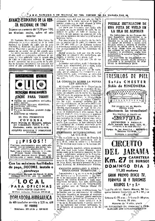 ABC MADRID 02-03-1968 página 46