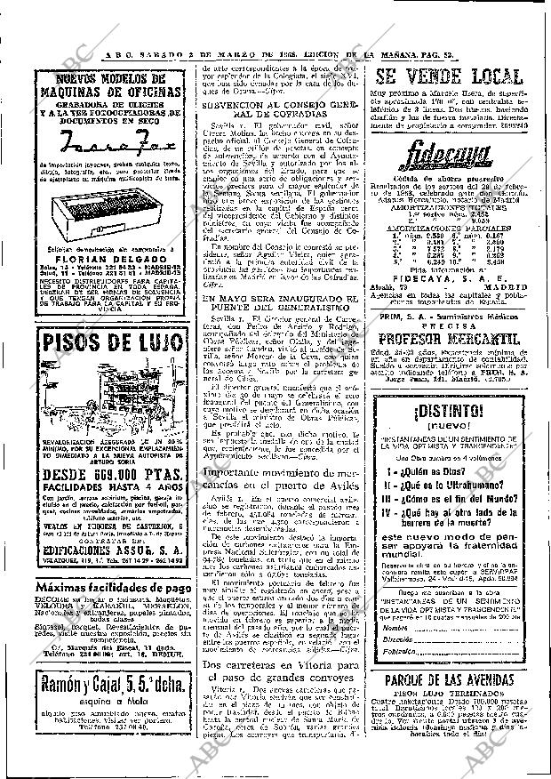 ABC MADRID 02-03-1968 página 52