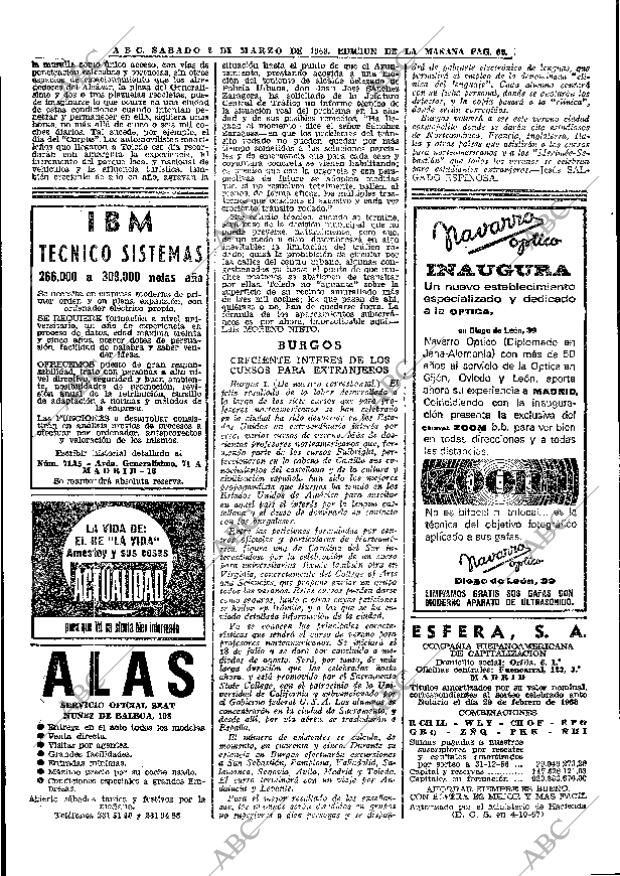 ABC MADRID 02-03-1968 página 62