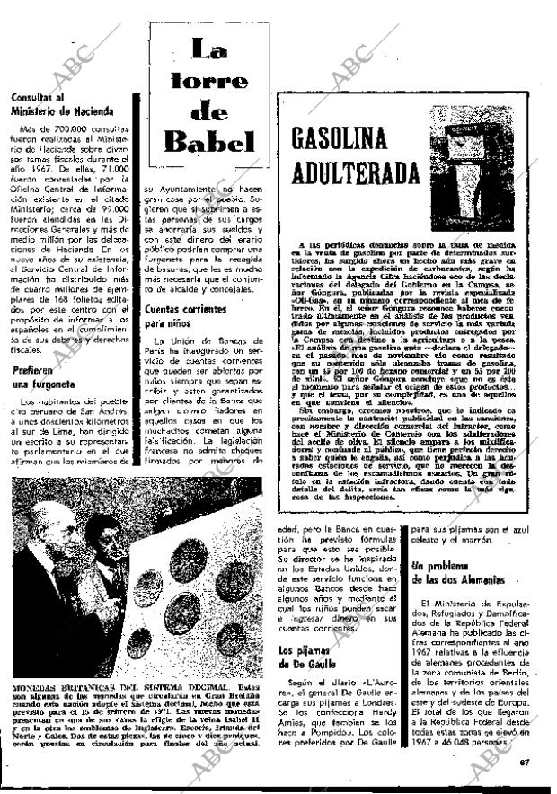 BLANCO Y NEGRO MADRID 02-03-1968 página 67