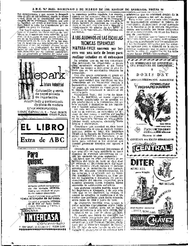 ABC SEVILLA 03-03-1968 página 84