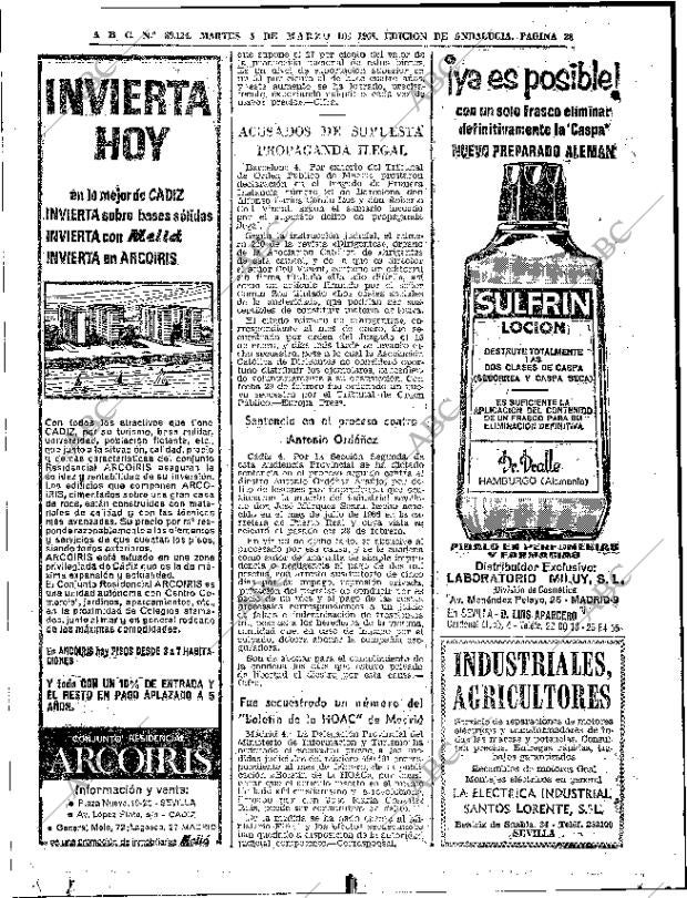 ABC SEVILLA 05-03-1968 página 28