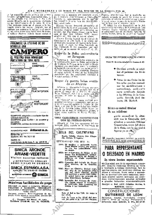 ABC MADRID 06-03-1968 página 46