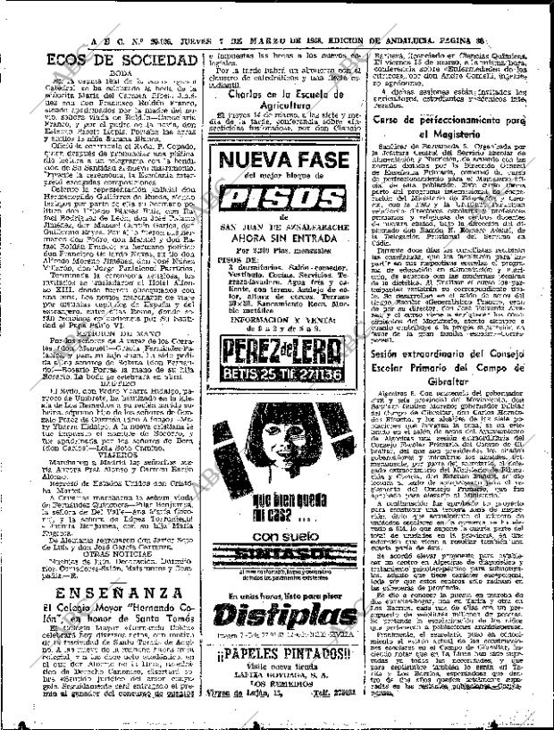 ABC SEVILLA 07-03-1968 página 36