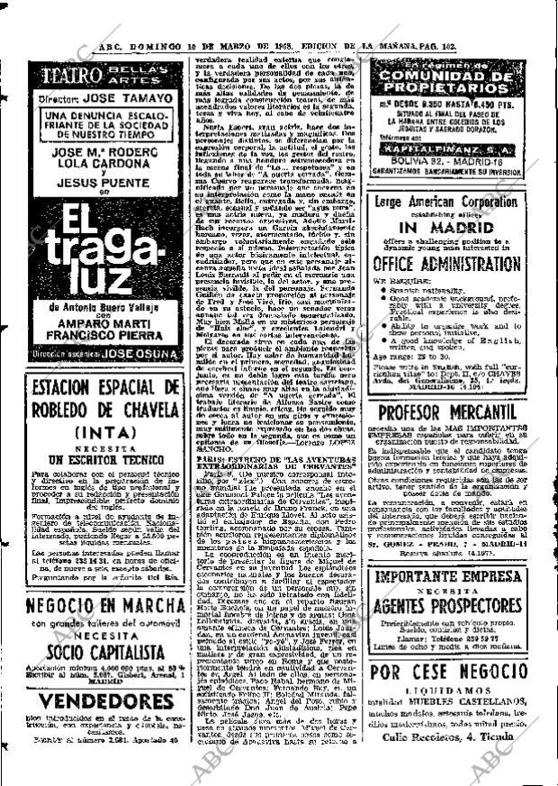 ABC MADRID 10-03-1968 página 102
