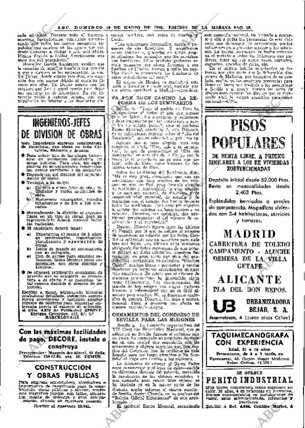 ABC MADRID 10-03-1968 página 58