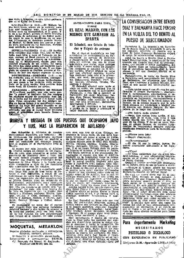 ABC MADRID 10-03-1968 página 92