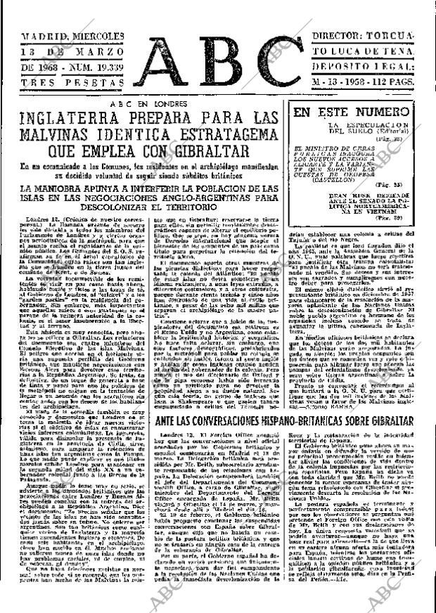 ABC MADRID 13-03-1968 página 31