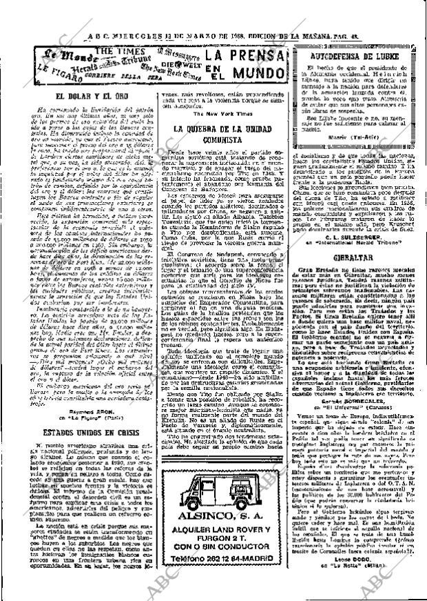 ABC MADRID 13-03-1968 página 48