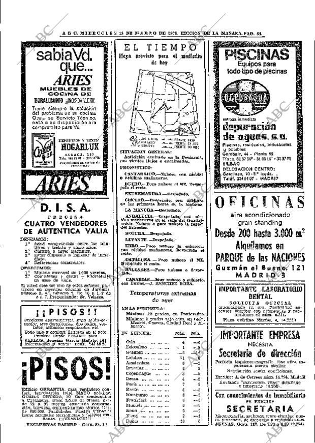 ABC MADRID 13-03-1968 página 54