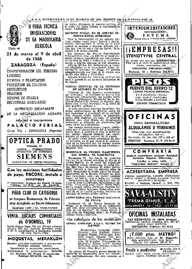 ABC MADRID 13-03-1968 página 88