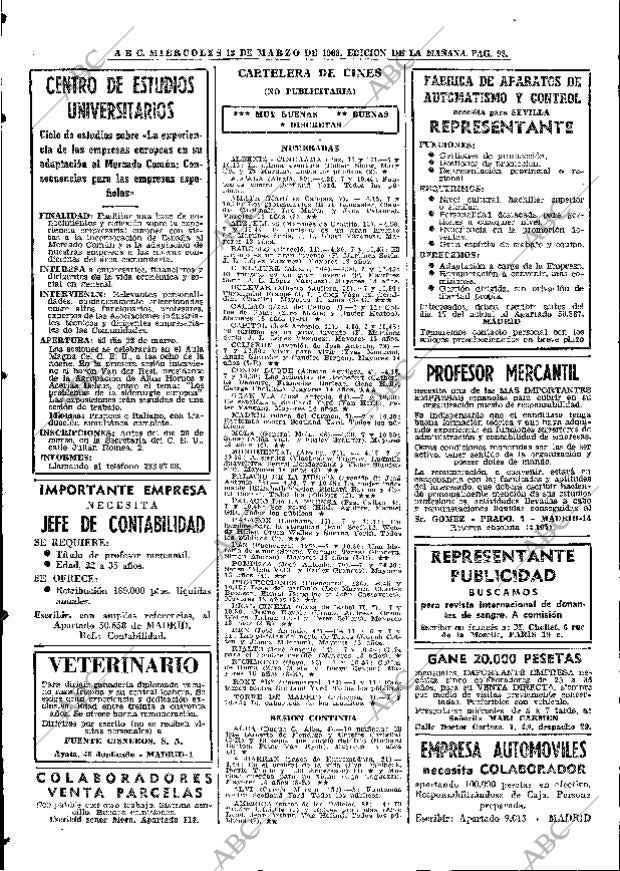 ABC MADRID 13-03-1968 página 92