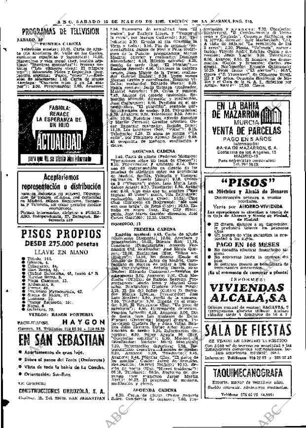 ABC MADRID 16-03-1968 página 110