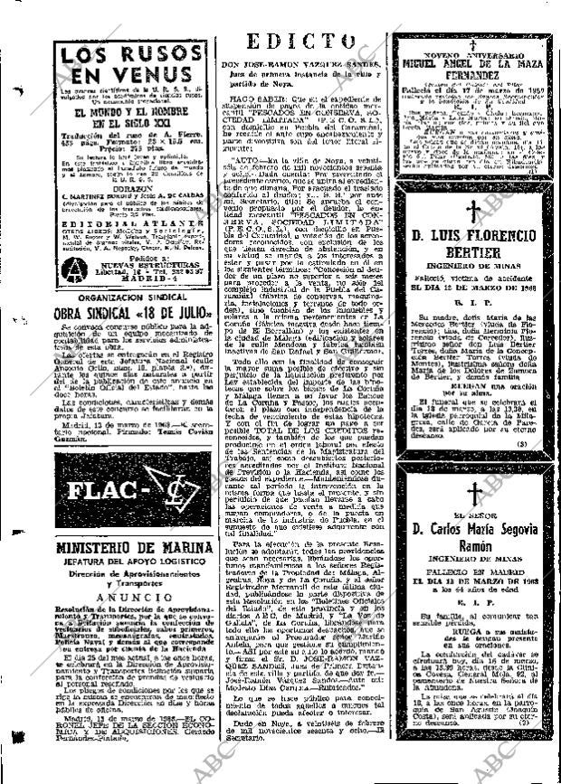 ABC MADRID 16-03-1968 página 126