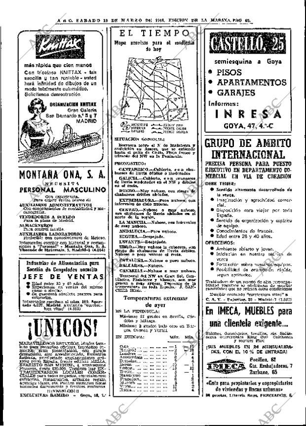 ABC MADRID 16-03-1968 página 68