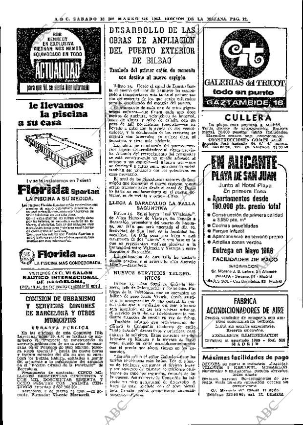 ABC MADRID 16-03-1968 página 72