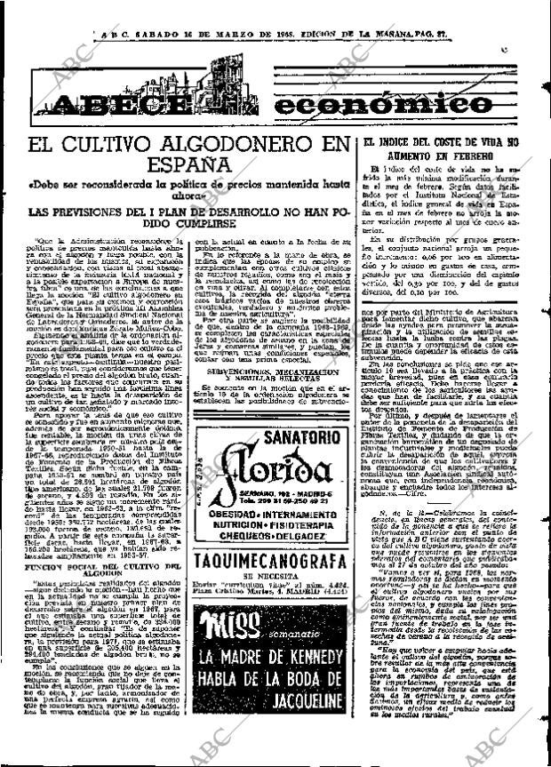 ABC MADRID 16-03-1968 página 87