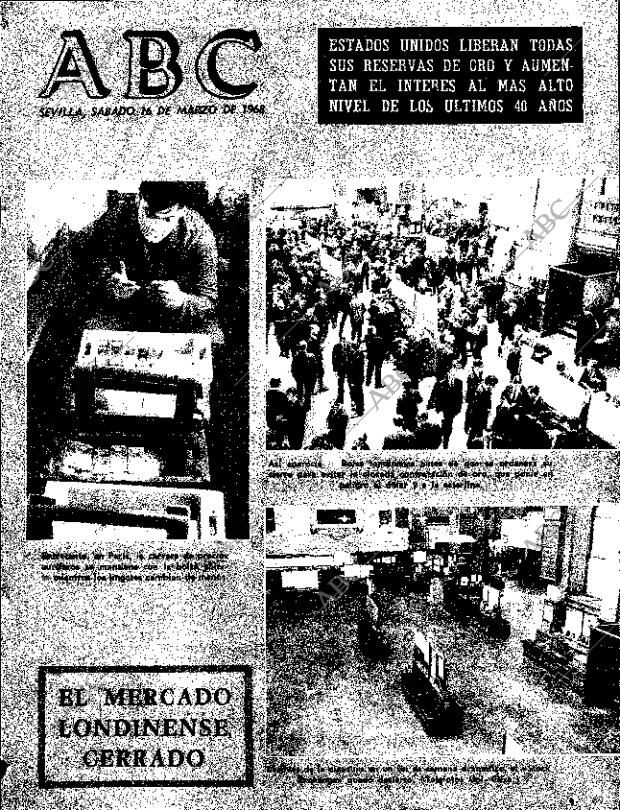 ABC SEVILLA 16-03-1968 página 1