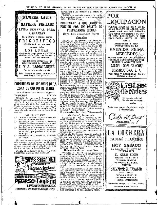 ABC SEVILLA 16-03-1968 página 50