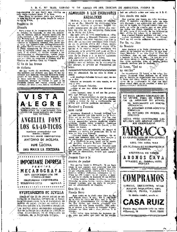 ABC SEVILLA 16-03-1968 página 54