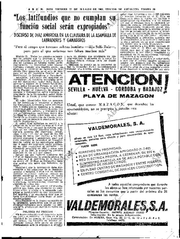 ABC SEVILLA 22-03-1968 página 39