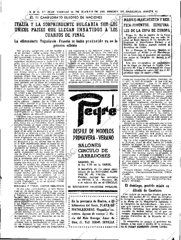 ABC SEVILLA 22-03-1968 página 65