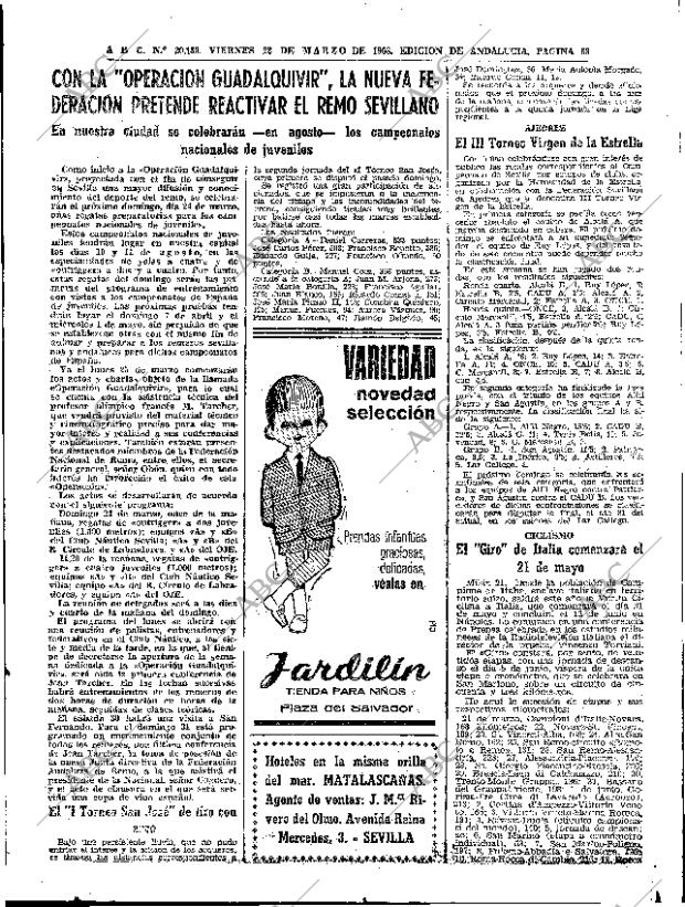 ABC SEVILLA 22-03-1968 página 69