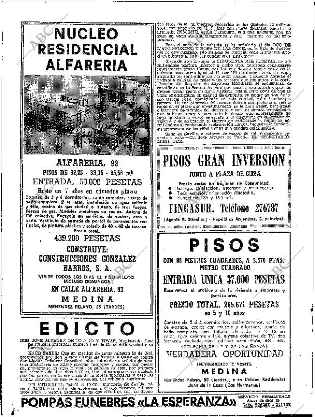 ABC SEVILLA 22-03-1968 página 74