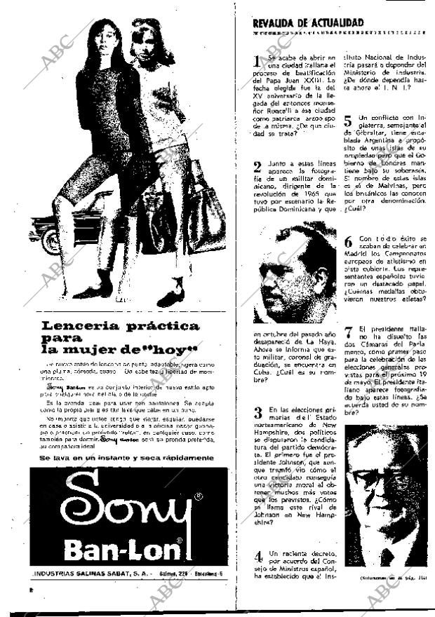 BLANCO Y NEGRO MADRID 23-03-1968 página 8