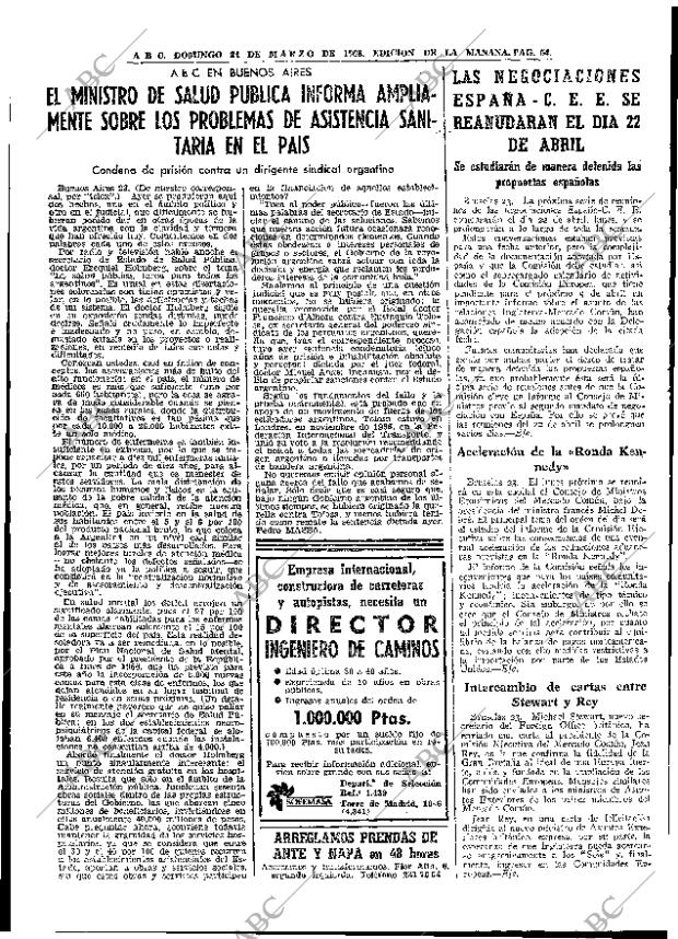 ABC MADRID 24-03-1968 página 54